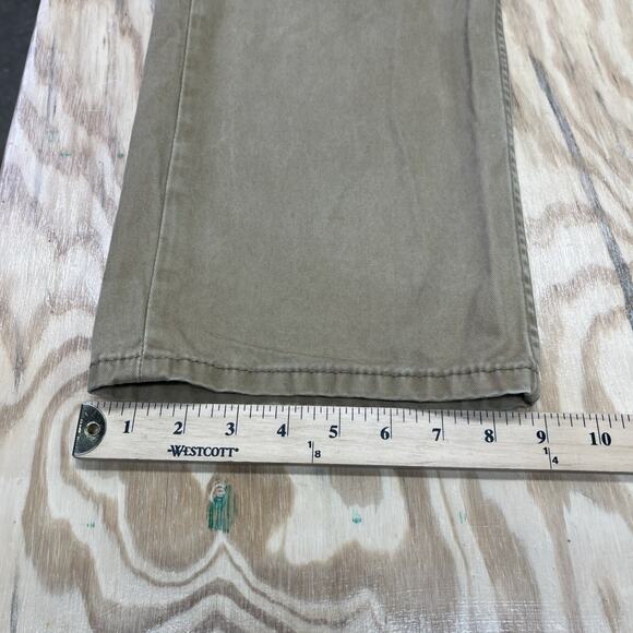 Levis 514 Jeans Mens 38X32 (36X31) Khaki Tan Straight Leg 100% Cotton Chino - Picture 9 of 13